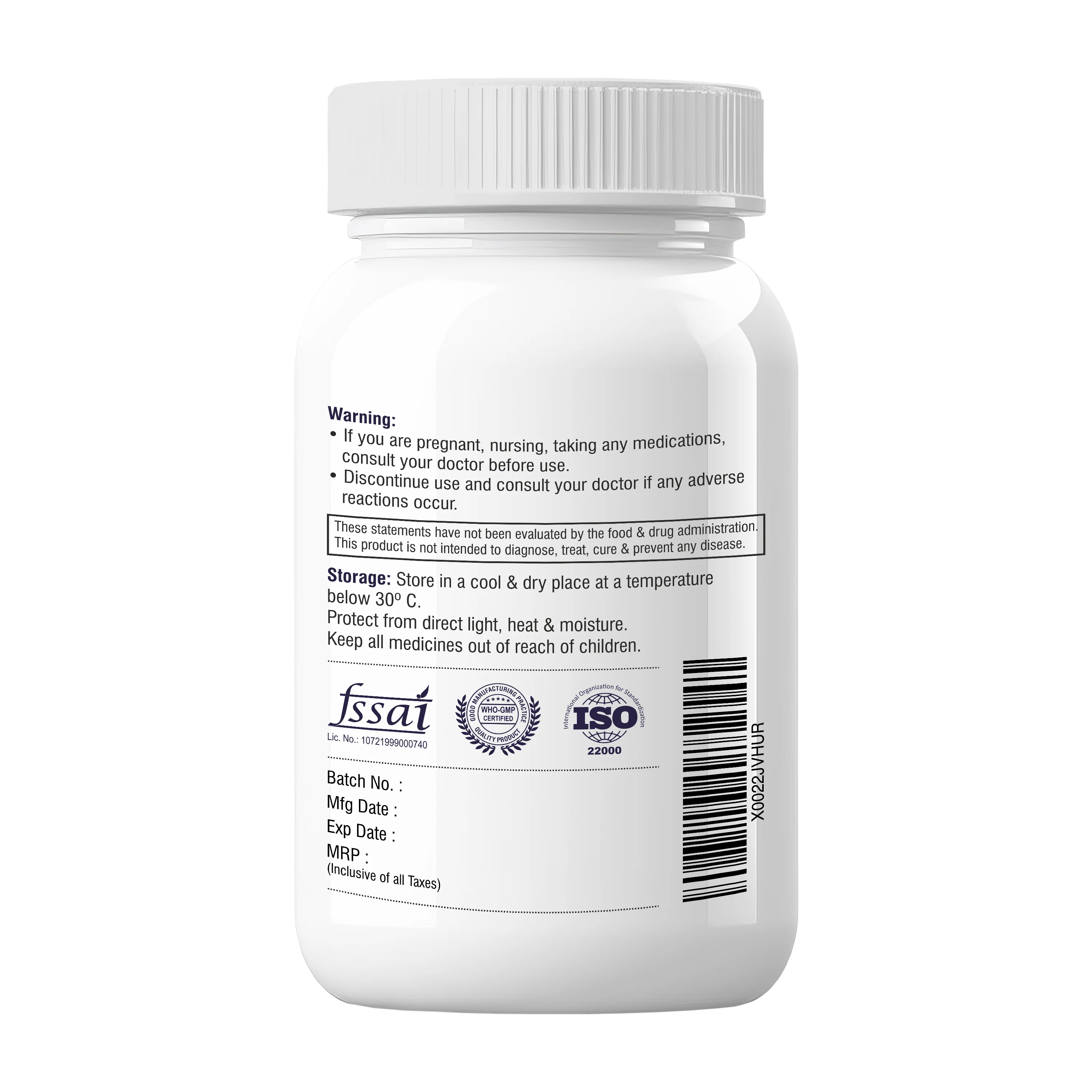 Biotrex Bilberry Extract 275mg 90 Veg Capsules - Image 3