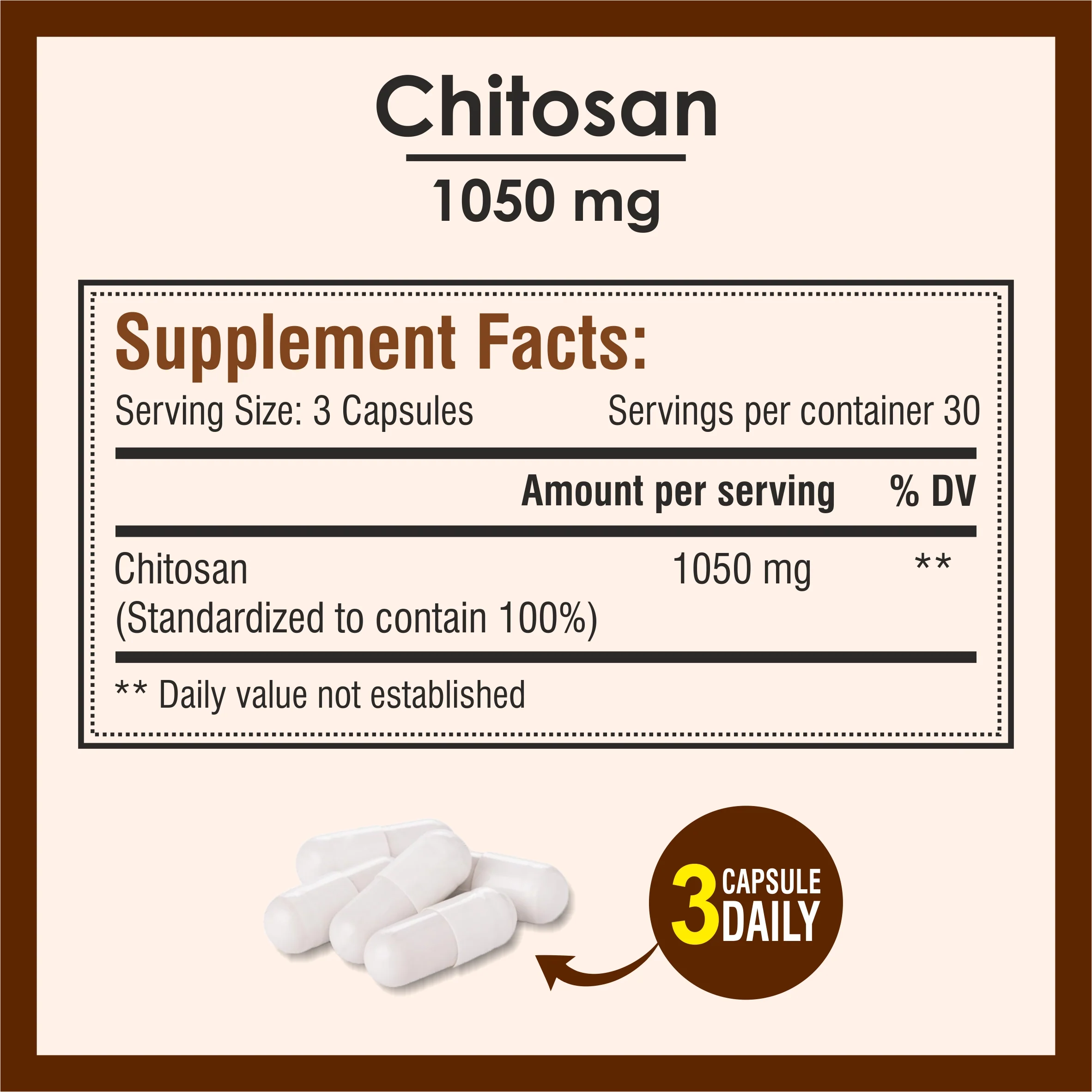 Biotrex Chitosan 1050mg-90 Non Vegetarian Capsules - Image 5