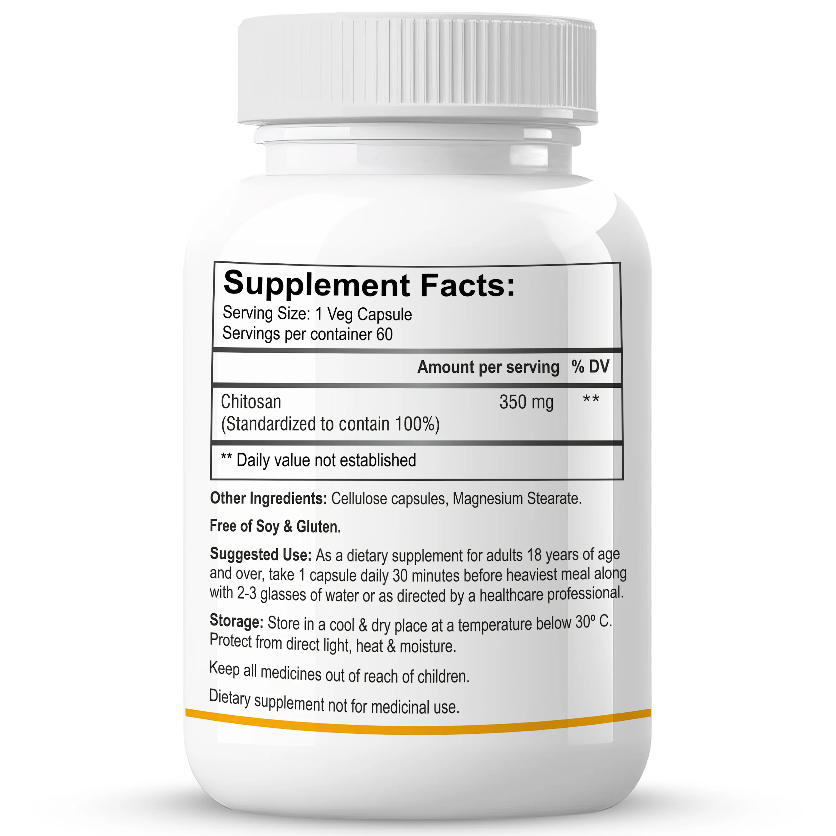 Biotrex Chitosan 350mg - 60 Capsules - Image 7
