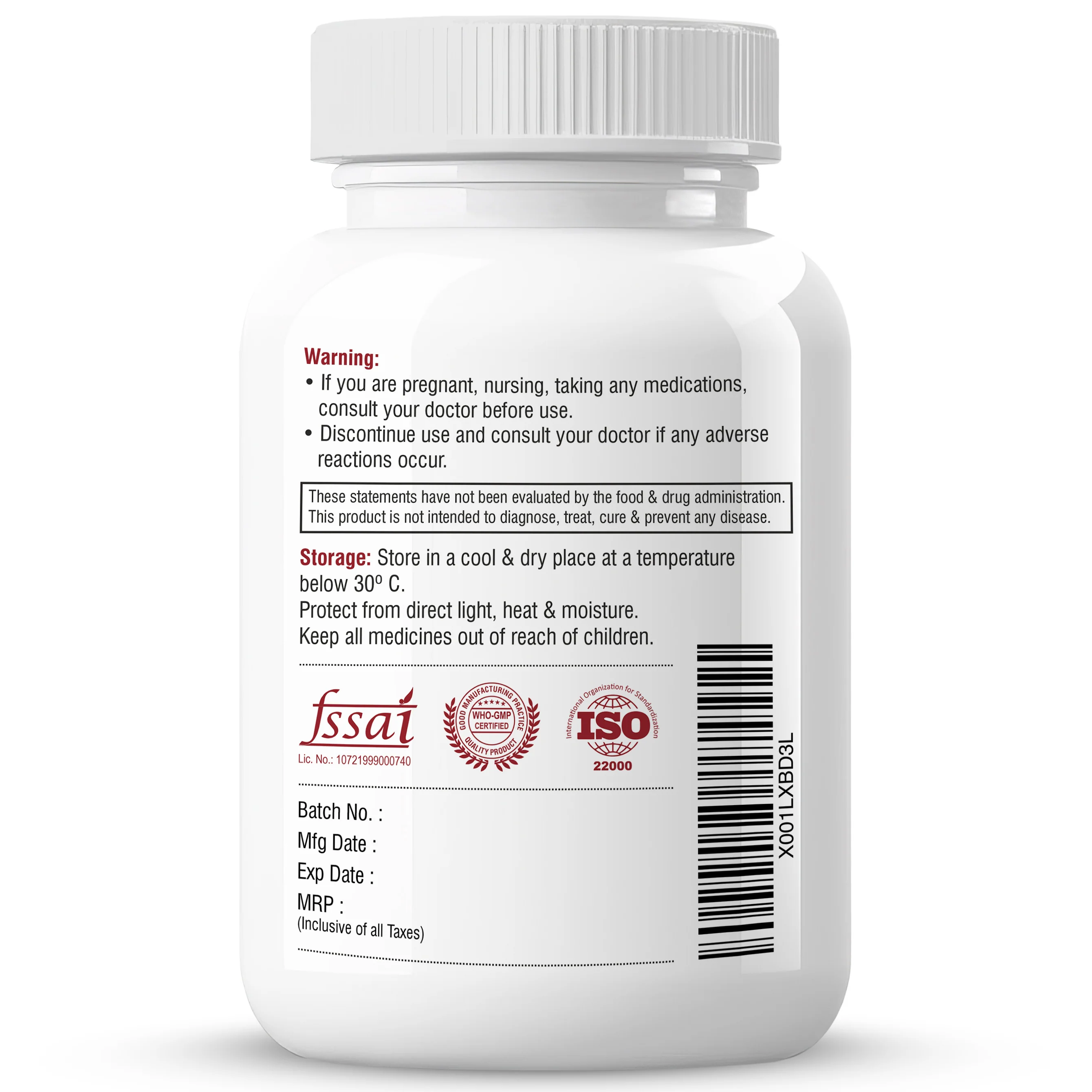 Biotrex Cranberry 500mg - 60 Capsules - Image 8