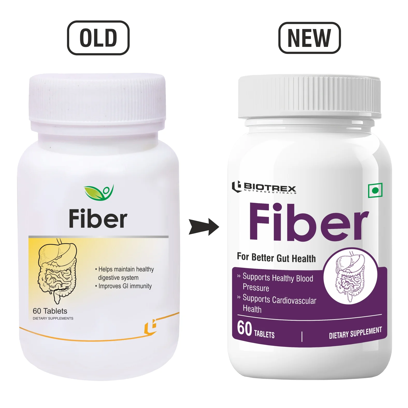 Biotrex Fiber Supplement - 60 Tablets - Image 10