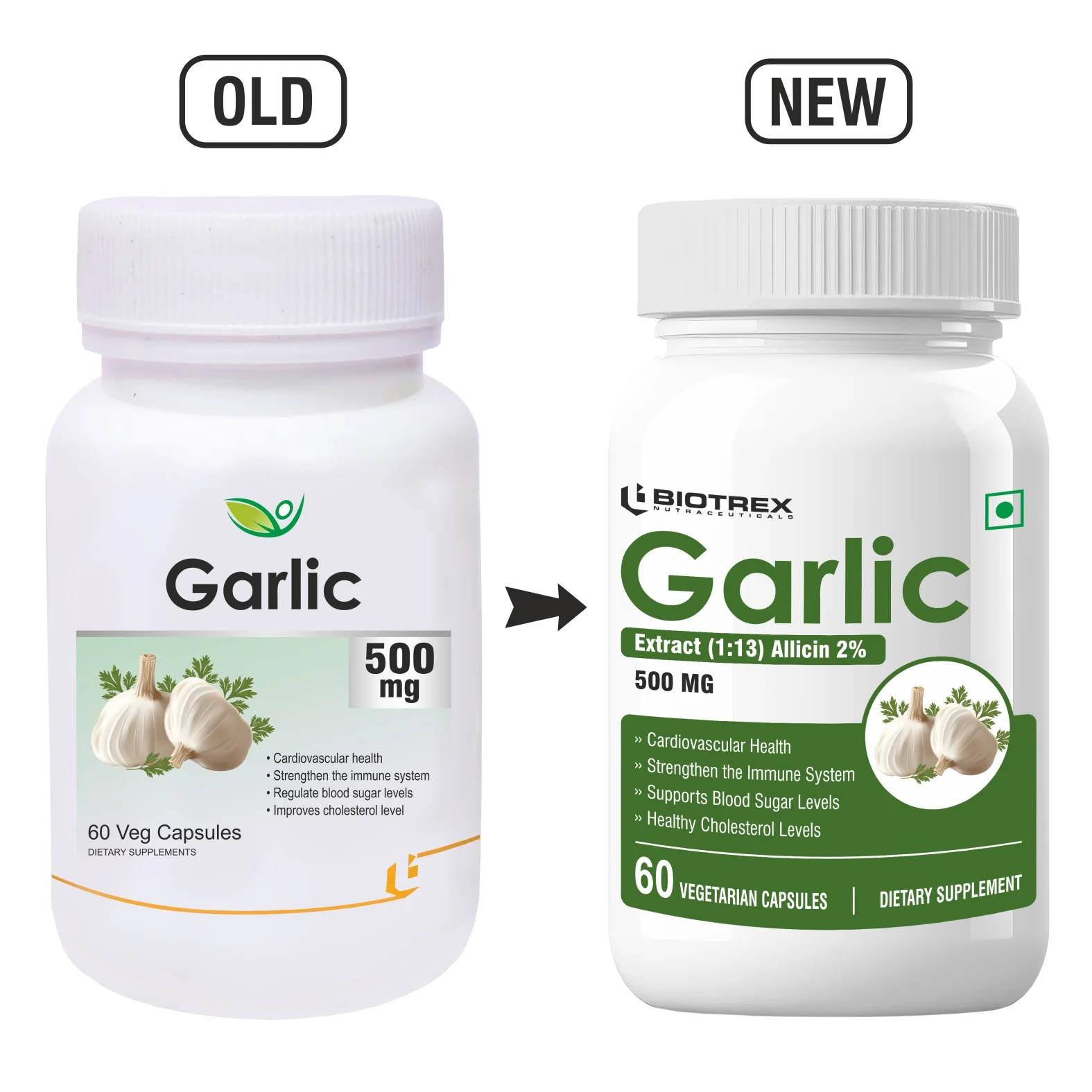 Biotrex Garlic 500mg - 60 Capsules - Image 9