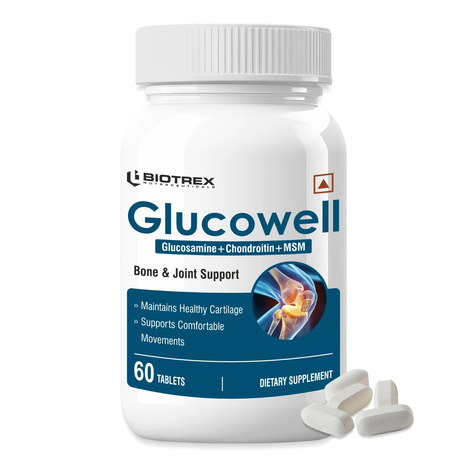 Biotrex Glucowell 500mg - 60 Tablets