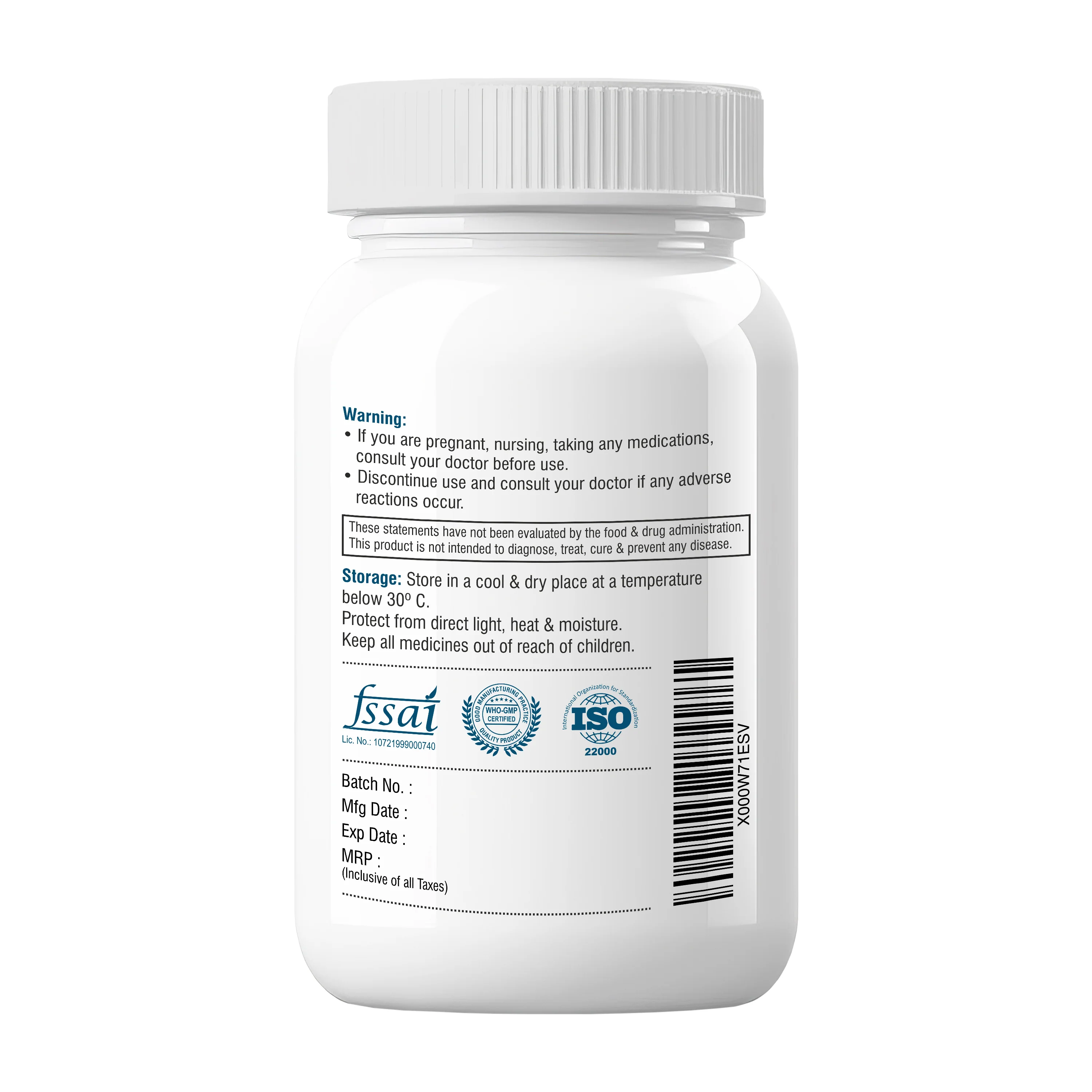 Biotrex Glucowell 500mg - 60 Tablets - Image 3