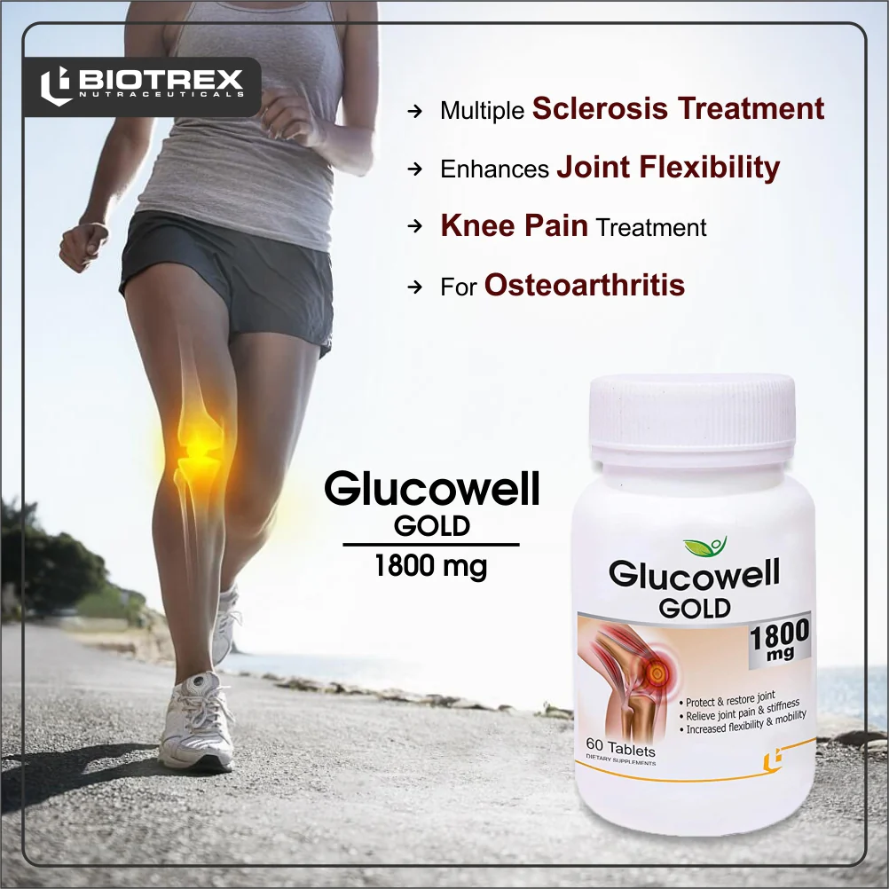 Biotrex Glucowell Gold 1800mg - 60 Tablets - Image 6