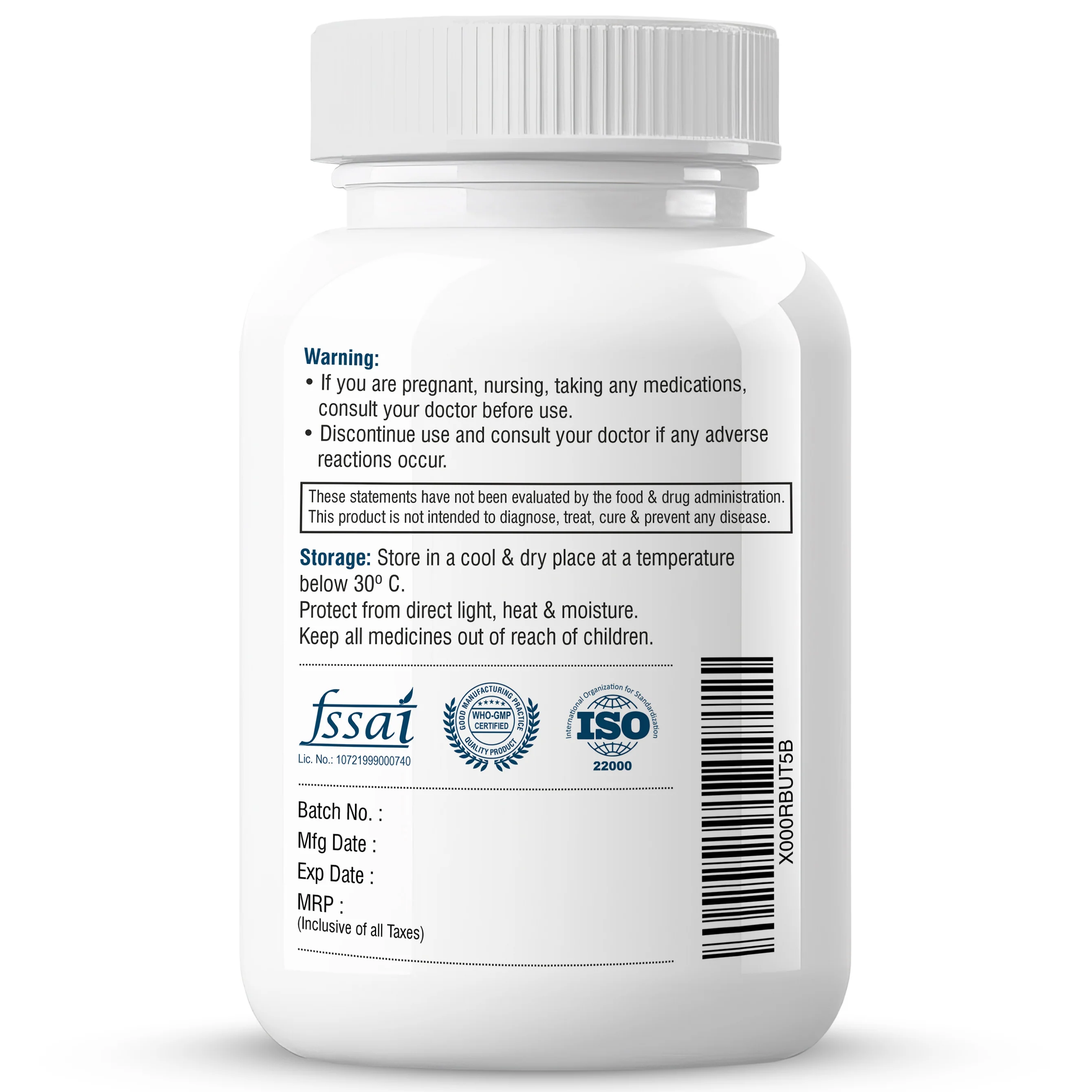 Biotrex Inositol 650mg - 60 Capsules - Image 8