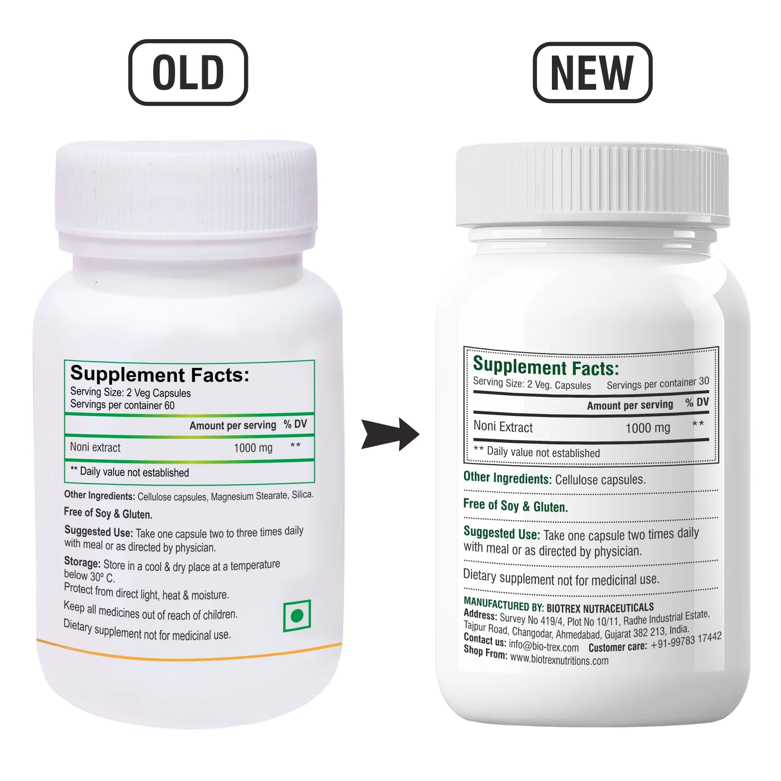 Biotrex Noni 1000mg - 60 Capsules - Image 11