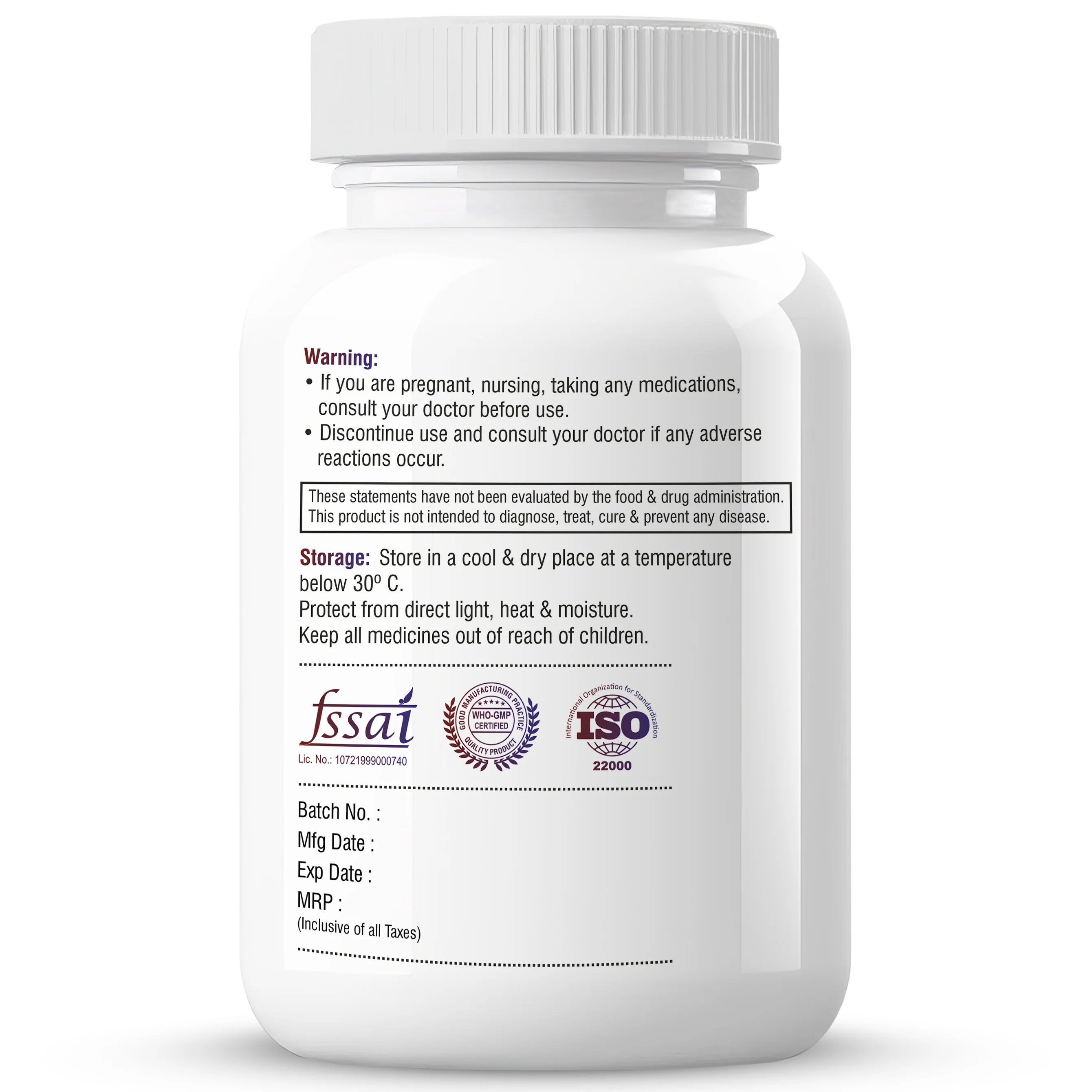 Biotrex Nutraceuticals Choline Bitartrate 650mg Supplement | High Purity Grade | Healthy Brain, Liver, Heart, Nervous System & Cognitive Function - 60 Veg Capsules - Image 8