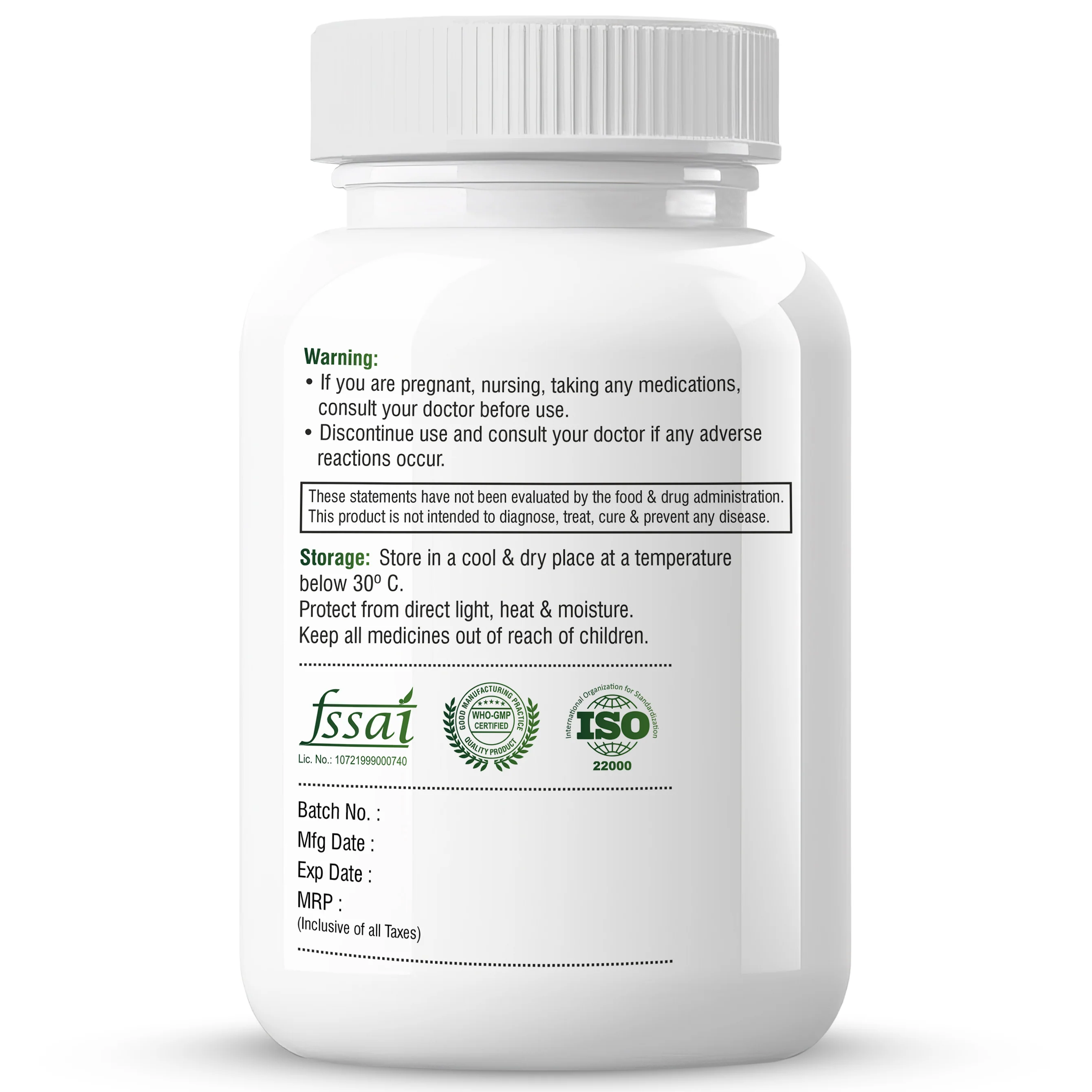 Biotrex Nutraceuticals Kelp Extract 600mg | Richest Vegan Source of Iodine | Supports Thyroid Health & Healthy Metabolism with Soluble Fiber - 60 Veg Capsules - Image 8