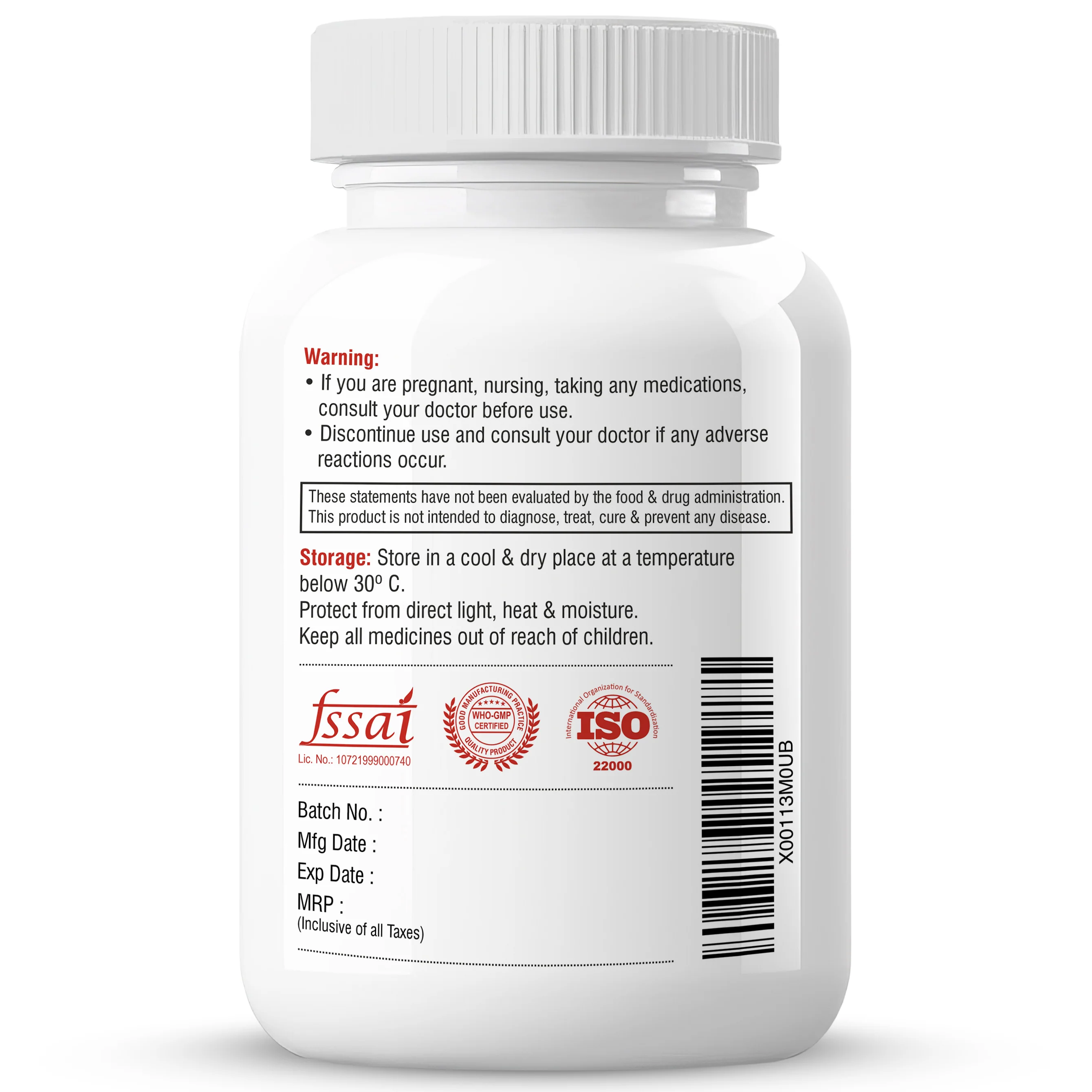 Biotrex Cordyceps 500mg-60 Veg Capsules Increases Energy, Stamina & Athletic Performance Enhancement - Image 8
